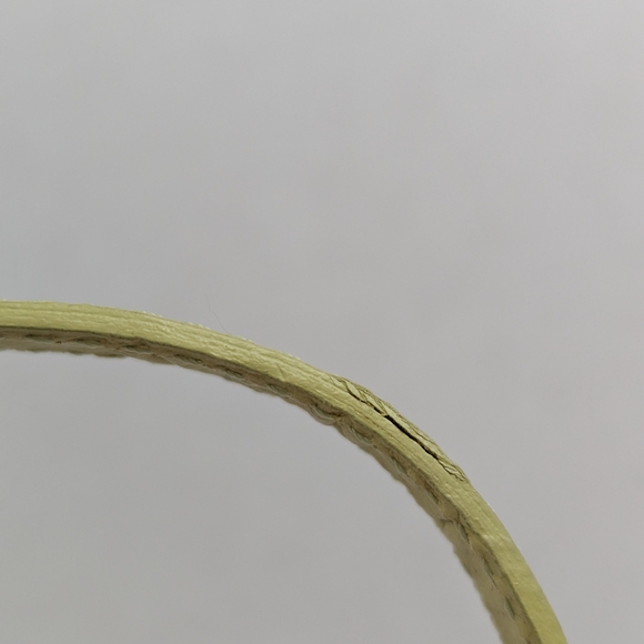 NWT Talbots Purse Crocodile Embossed Lime Green Leather Top Handle Handbag Y2K - Picture 12 of 15